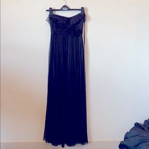 Amsale size 6 black dress
